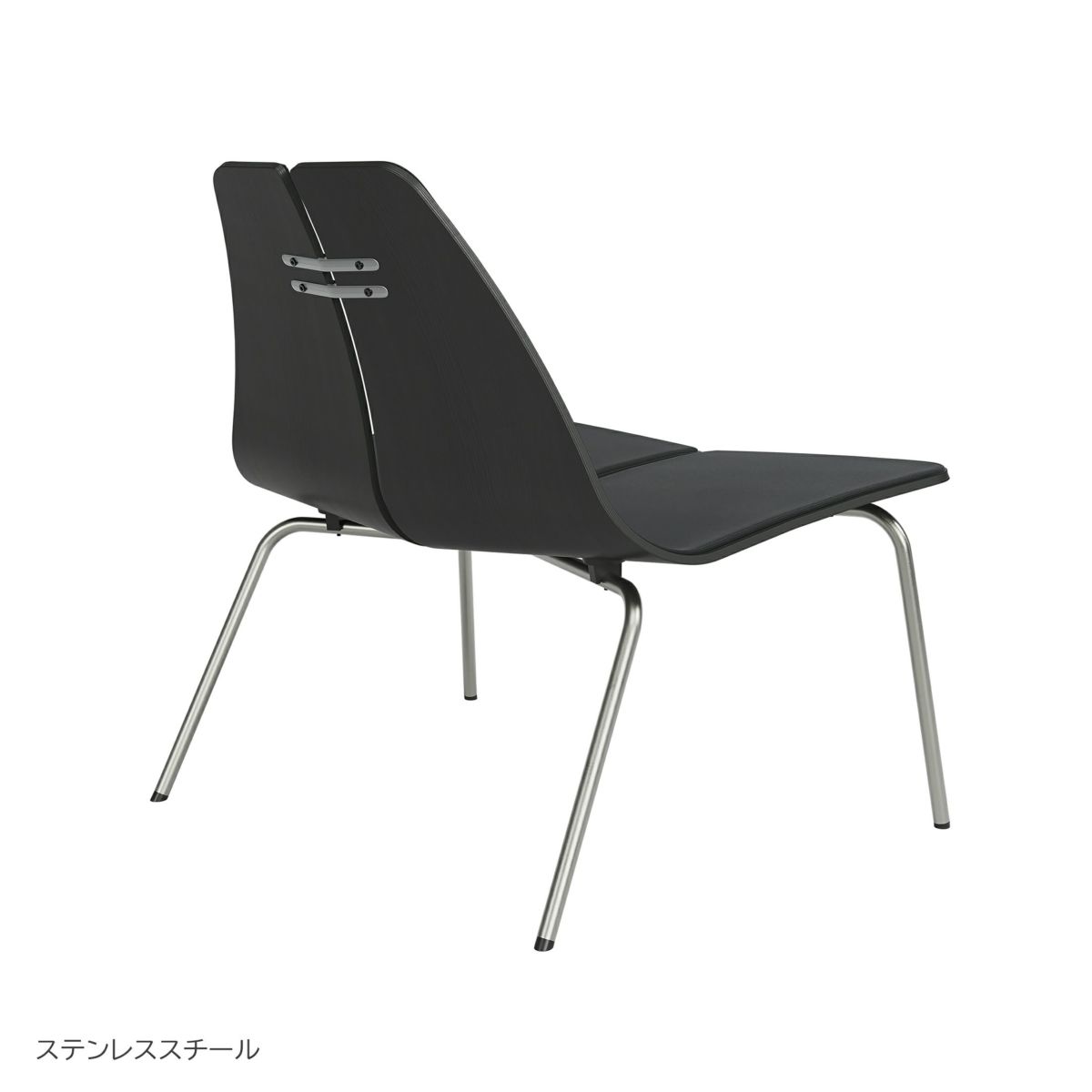 FRITZ HANSEN（フリッツ・ハンセン） / PK23（ピーケー23） / フロントパディング / ブラック / Christianshavn 1175（クリスチャンハウン） / ラウンジチェア