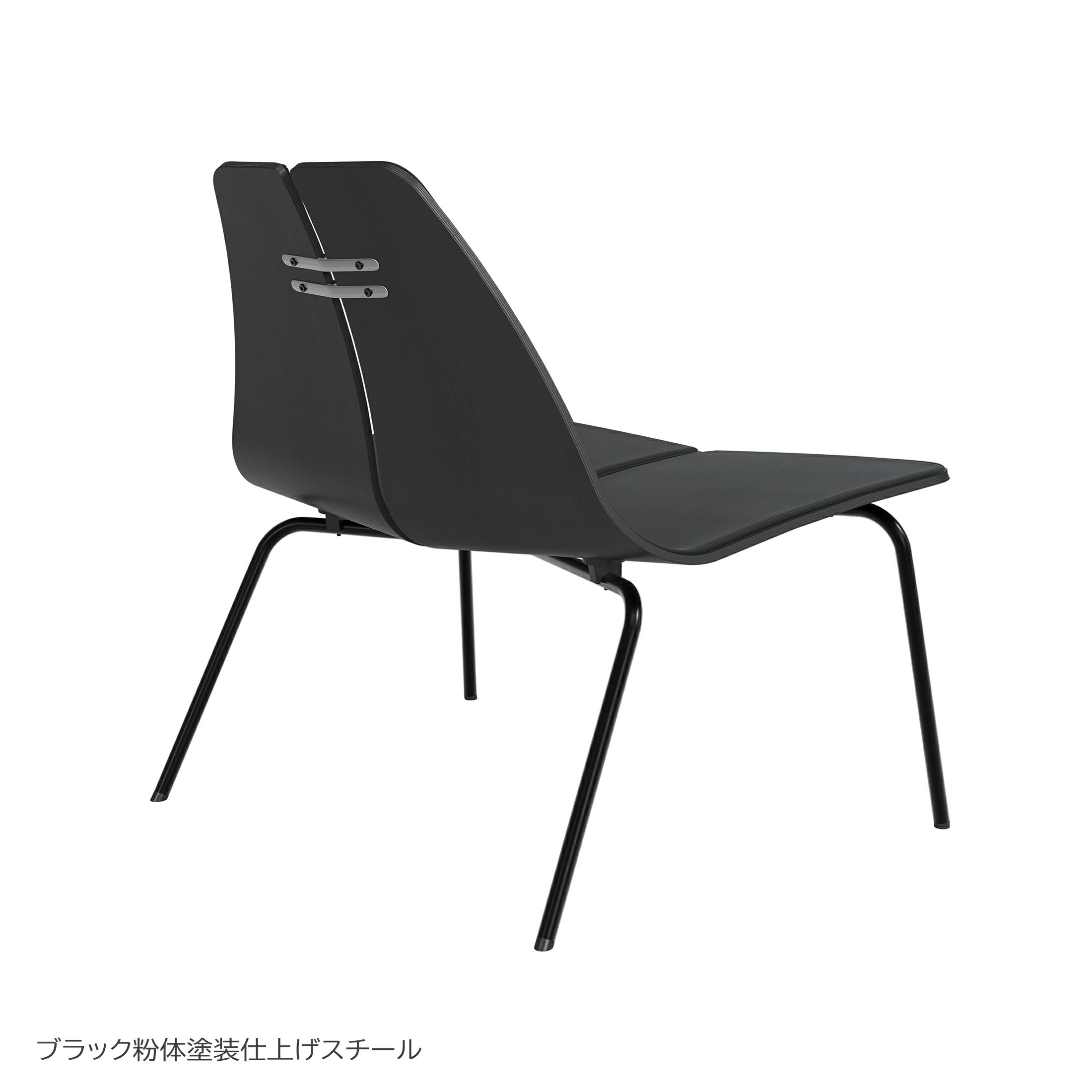 FRITZ HANSEN（フリッツ・ハンセン） / PK23（ピーケー23） / フロントパディング / ブラック / Christianshavn 1175（クリスチャンハウン） / ラウンジチェア