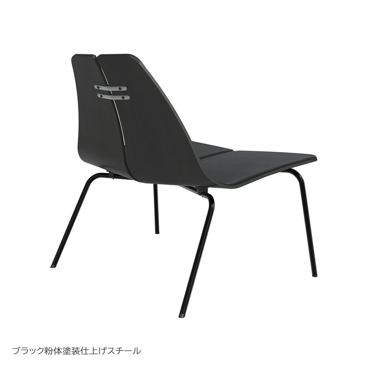 FRITZ HANSEN（フリッツ・ハンセン） / PK23（ピーケー23） / フロントパディング / ブラック / Christianshavn 1175（クリスチャンハウン） / ラウンジチェア