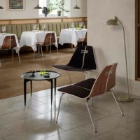 FRITZ HANSEN（フリッツ・ハンセン） / PK23（ピーケー23） / フロントパディング / ウォルナット / Vidar  0386（ヴィダー） / ラウンジチェア