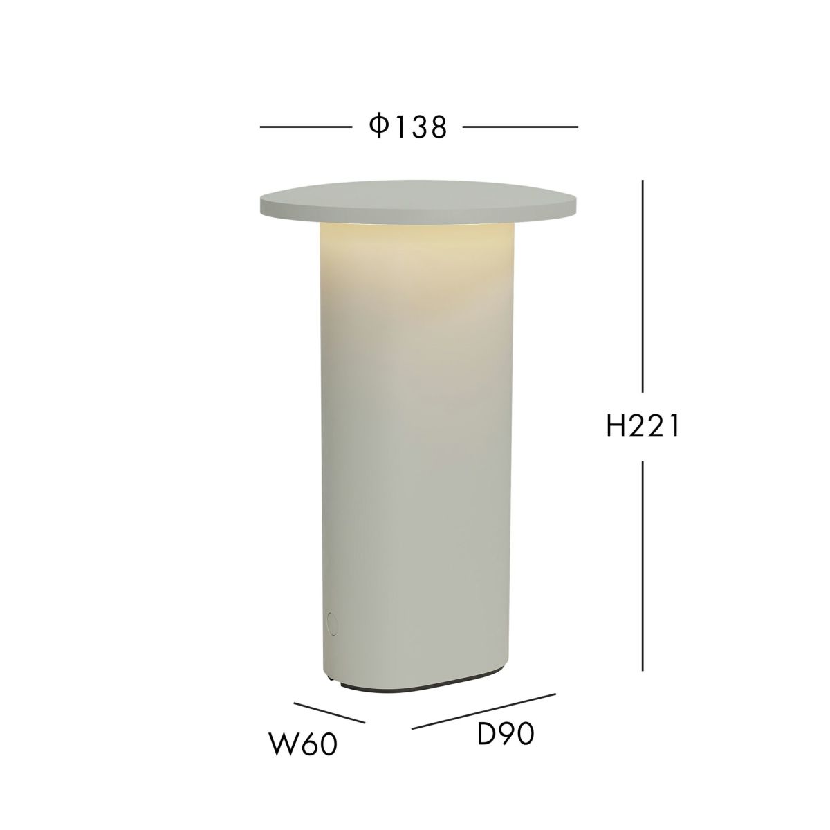 FRITZ HANSEN（フリッツ・ハンセン） / SOLAE（ソラエ） / ホワイト / テーブルランプ