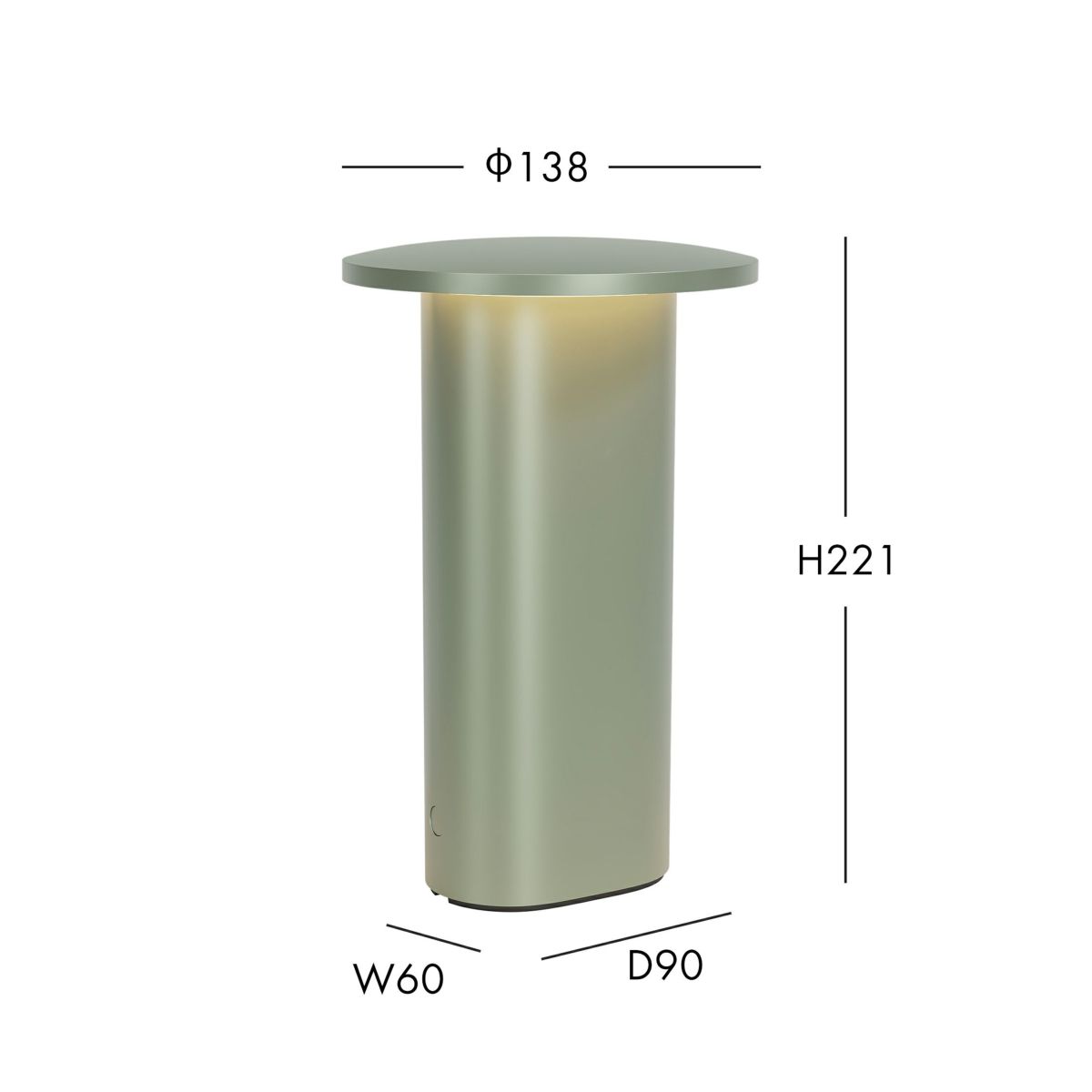 FRITZ HANSEN（フリッツ・ハンセン） / SOLAE（ソラエ） / ライトグリーン（アルマイト仕上げ） / テーブルランプ