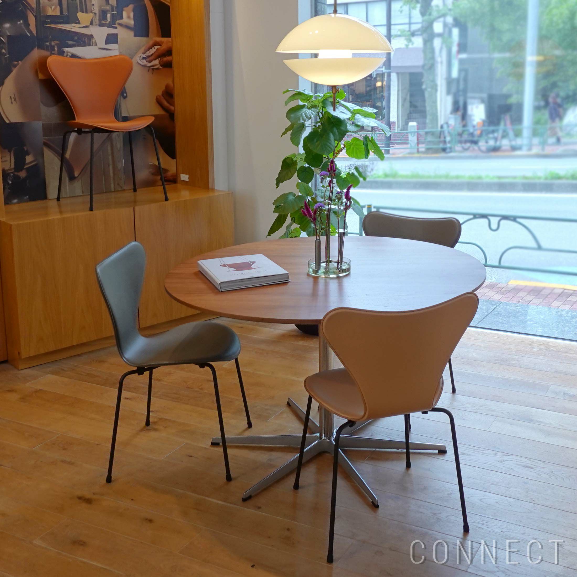 FRITZ HANSEN（フリッツ・ハンセン） / SERIES 7（セブンチェア） / TAILORED（テーラード） / ハーネスレザー / スレートグレー / フルパディング