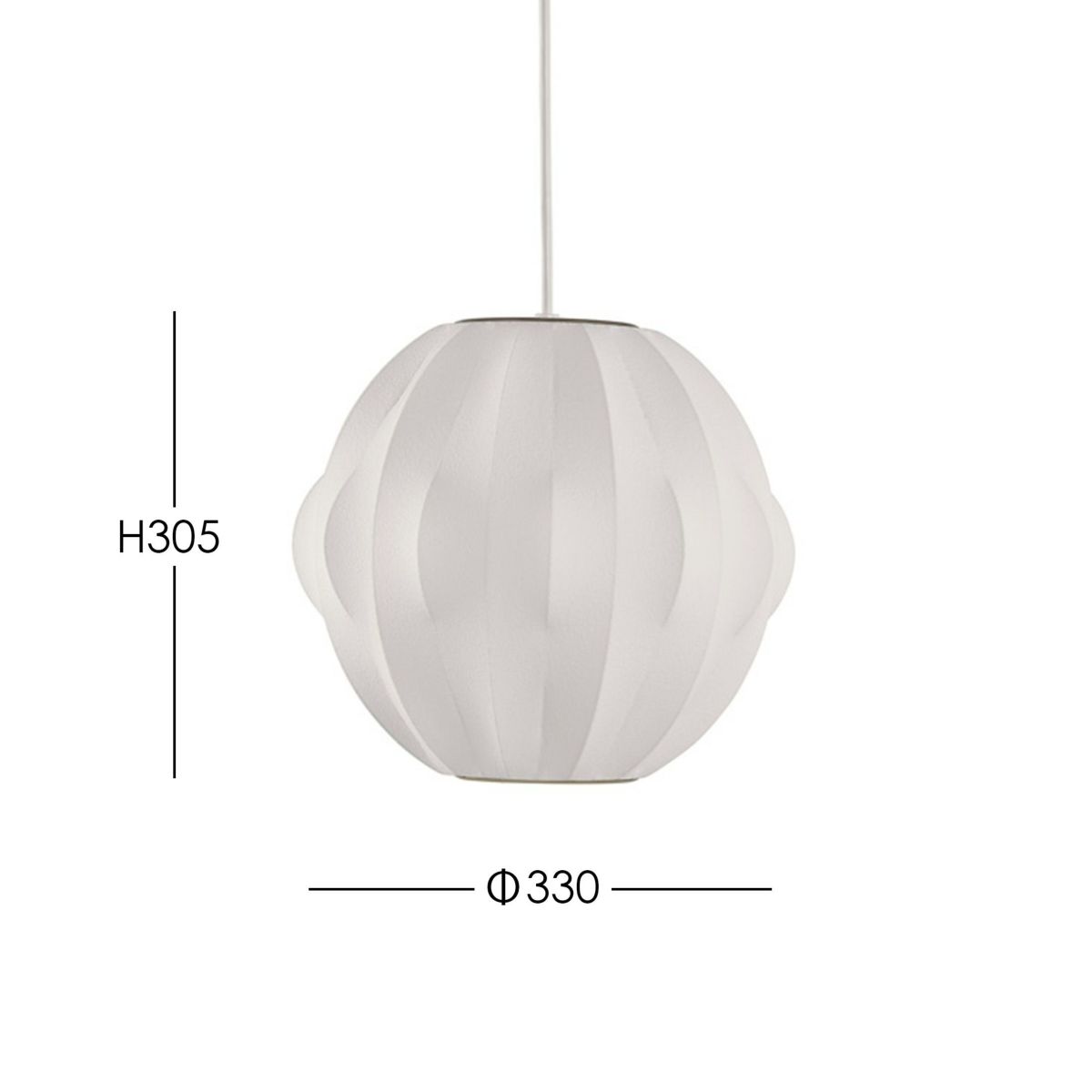 Herman Miller（ハーマンミラー） / NELSON ORBIT BUBBLE PENDANT S（ネルソン オービット バブル ペンダント S）  / φ330mm / ペンダントライト 《LED電球プレゼント》