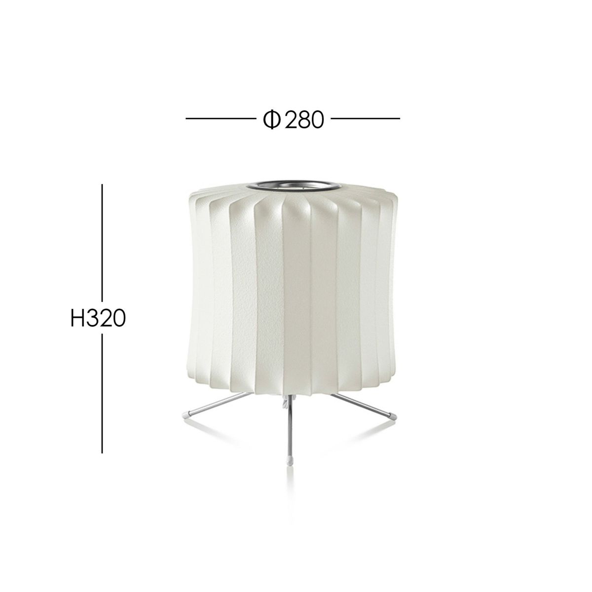 Herman Miller（ハーマンミラー） / NELSON LANTERN TRIPOD LAMP（ネルソン ランタン トリポッド ランプ）  / テーブルランプ《LED電球プレゼント》