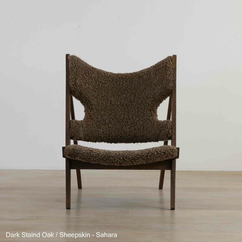 KNITTING LOUNGE CHAIR（ニッティング ラウンジチェア） / ダークステインドオーク / シープスキン / Sheepskin Root