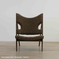 KNITTING LOUNGE CHAIR（ニッティング ラウンジチェア） / ダークステインドオーク / シープスキン / Sheepskin Root