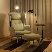 FRITZ HANSEN（フリッツ・ハンセン） / RO（ロオチェア） / サテン仕上げアルミ製ベース / Sunniva 132 ミントグリーン× Sunniva 723 ホワイト・ライトブルー / ラウンジチェア