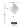 Herman Miller（ハーマンミラー） / NELSON PEAR LOTUS WALNUT TABLE（ネルソン ペア ロータス ウォルナット テーブル）  / テーブルランプ《LED電球プレゼント》