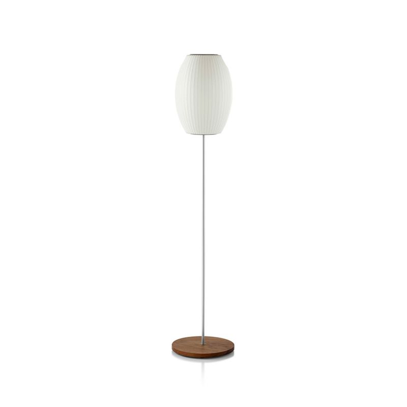 Herman Miller（ハーマンミラー） / NELSON CIGAR LOTUS FLOOR S WALNUT（ネルソン シガー ロータス フロア S ウォルナット）  / フロアランプ《LED電球プレゼント》