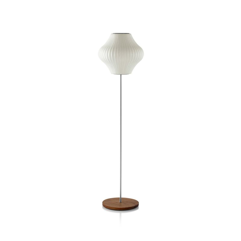 Herman Miller（ハーマンミラー） / NELSON PEAR LOTUS FLOOR S WALNUT（ネルソン ペア ロータス フロア S ウォルナット）  / フロアランプ《LED電球プレゼント》