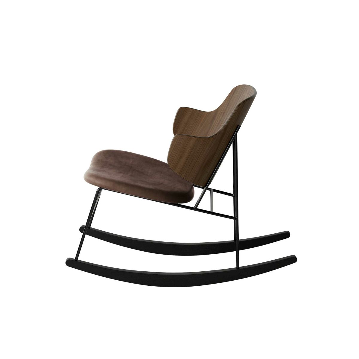 Audo Copenhagen（オドー・コペンハーゲン） / The Penguin Rocking Chair（ペンギンロッキングチェア） / Walnut / Dakar 0329 (Brown)