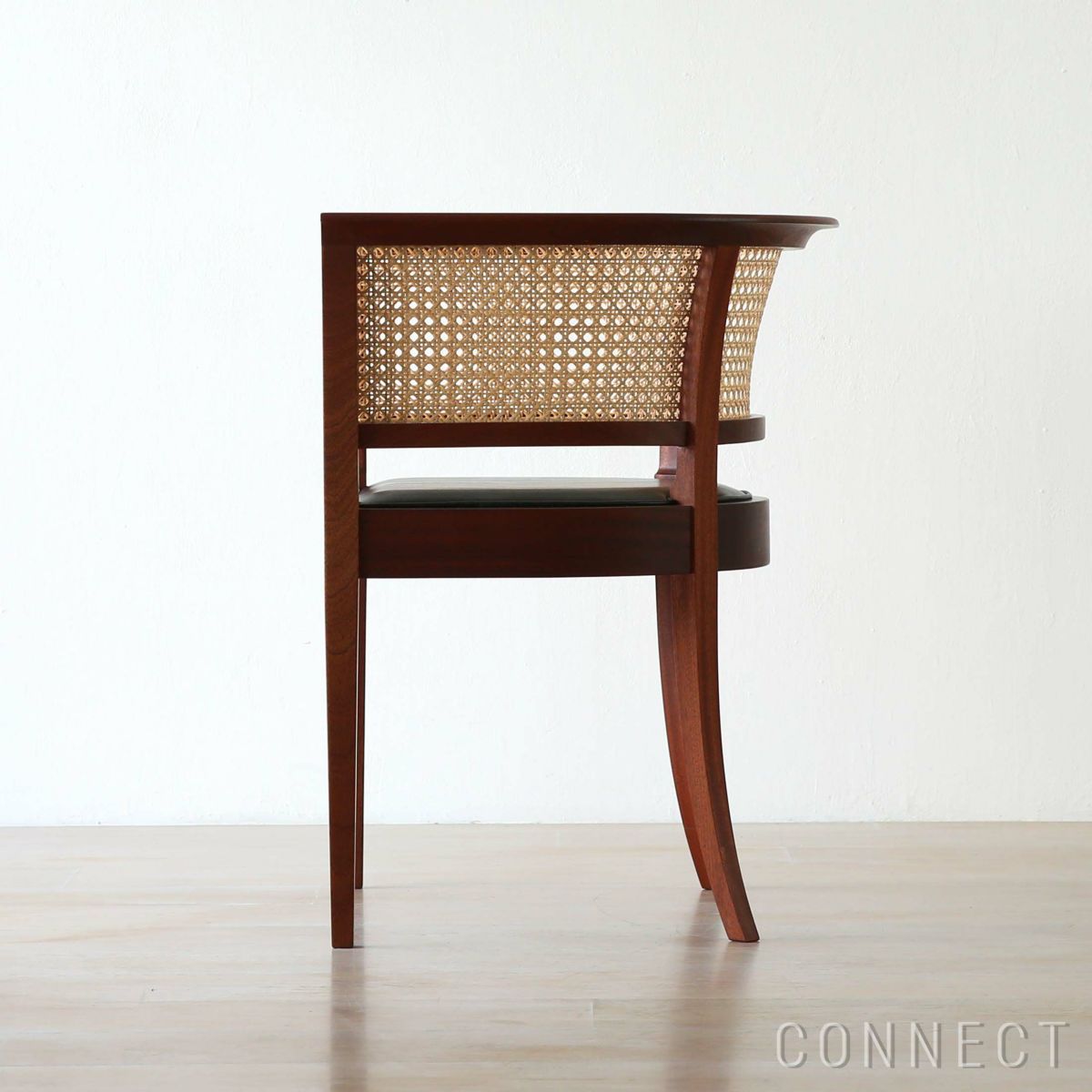 CARL HANSEN & SON （カール・ハンセン＆サン） / KK96620 THE FAABORG CHAIR（フォーボーチェア） / マホガニー材・オイル仕上げ / Goat leather（山羊革）Black