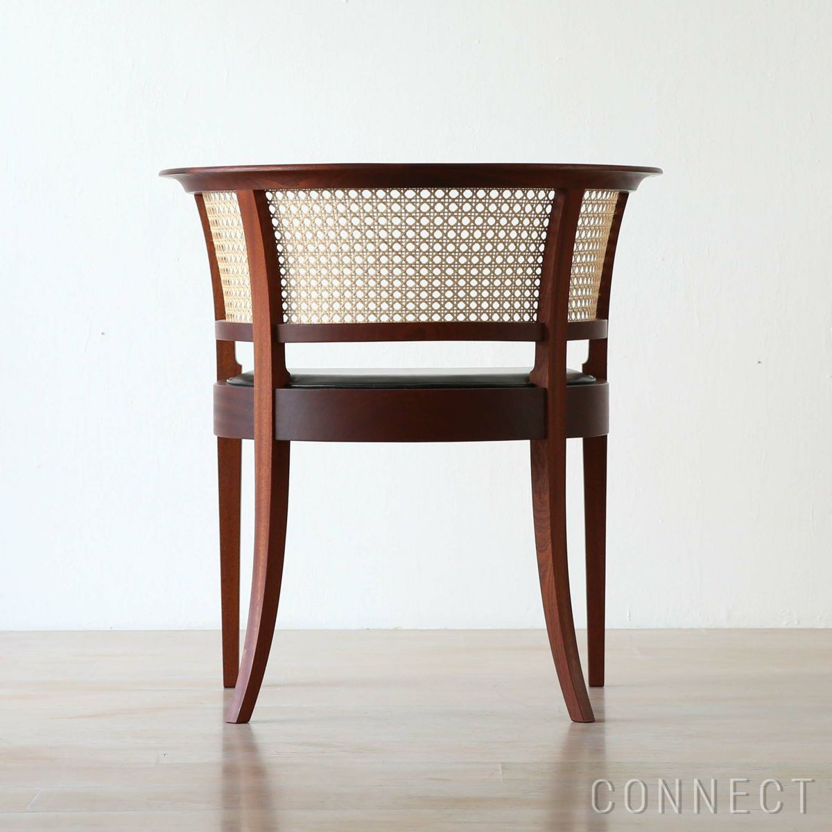 CARL HANSEN & SON （カール・ハンセン＆サン） / KK96620 THE FAABORG CHAIR（フォーボーチェア） / マホガニー材・オイル仕上げ / Goat leather（山羊革）Black