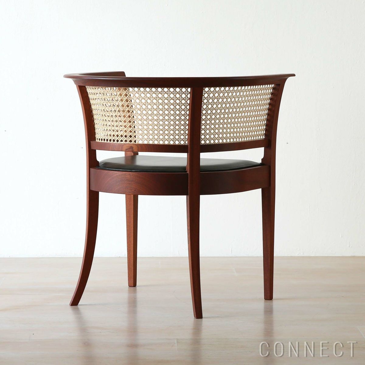 CARL HANSEN & SON （カール・ハンセン＆サン） / KK96620 THE FAABORG CHAIR（フォーボーチェア） / マホガニー材・オイル仕上げ / Goat leather（山羊革）Black