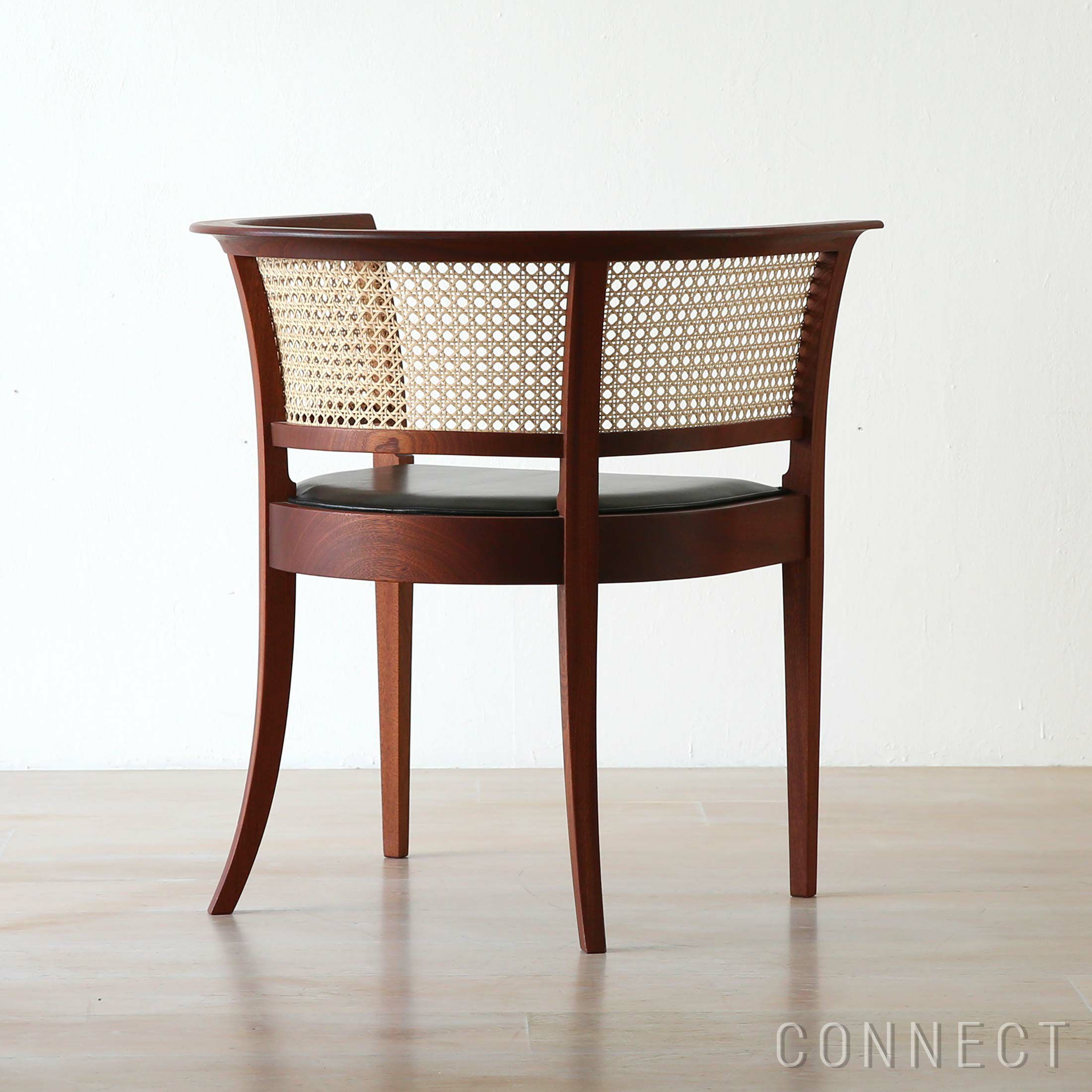 CARL HANSEN & SON （カール・ハンセン＆サン） / KK96620 THE FAABORG CHAIR（フォーボーチェア） / マホガニー材・オイル仕上げ / Goat leather（山羊革）Black