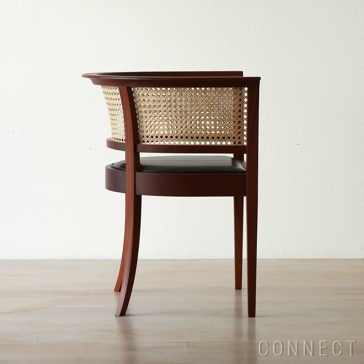 CARL HANSEN & SON （カール・ハンセン＆サン） / KK96620 THE FAABORG CHAIR（フォーボーチェア） / マホガニー材・オイル仕上げ / Goat leather（山羊革）Black