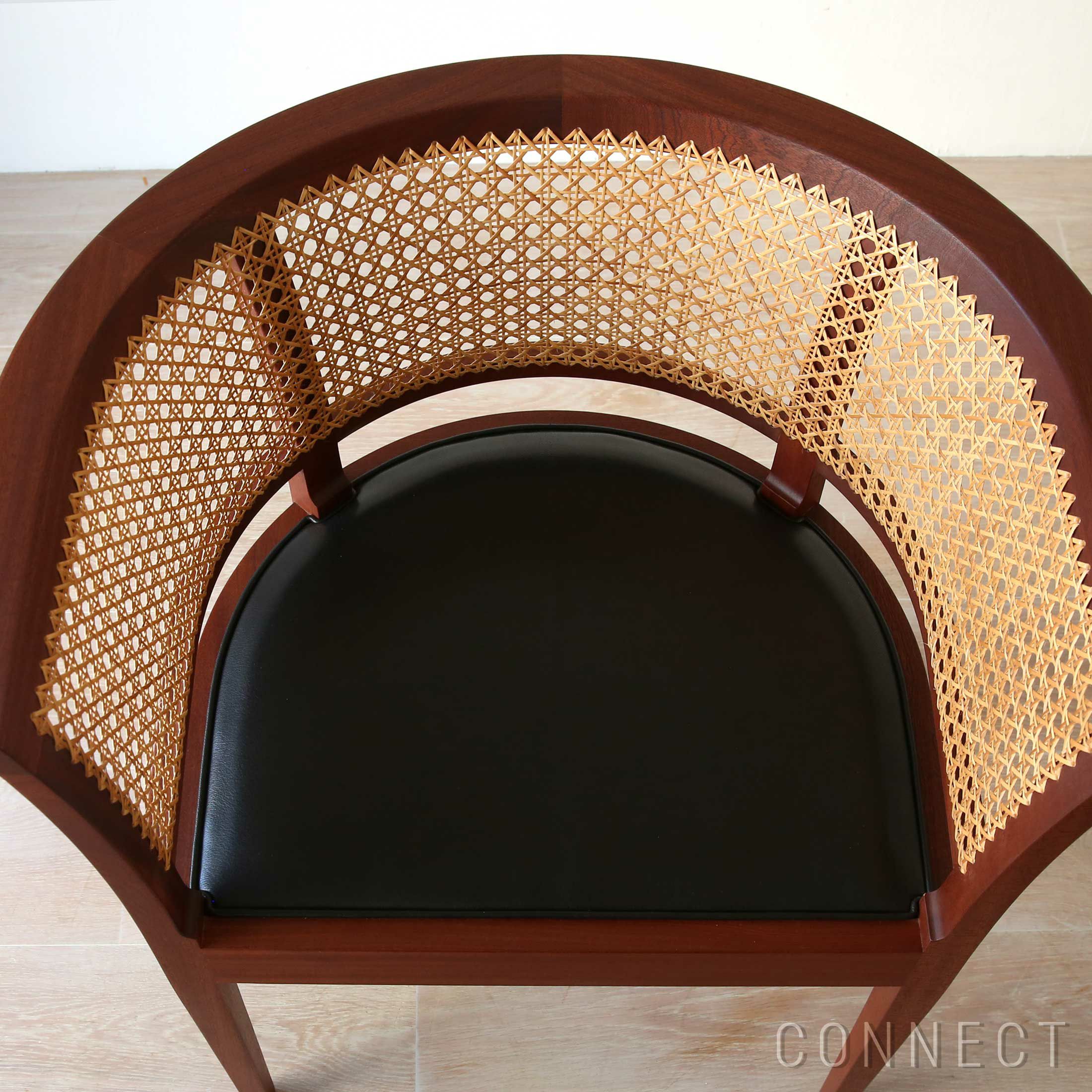 CARL HANSEN & SON （カール・ハンセン＆サン） / KK96620 THE FAABORG CHAIR（フォーボーチェア） / マホガニー材・オイル仕上げ / Goat leather（山羊革）Black