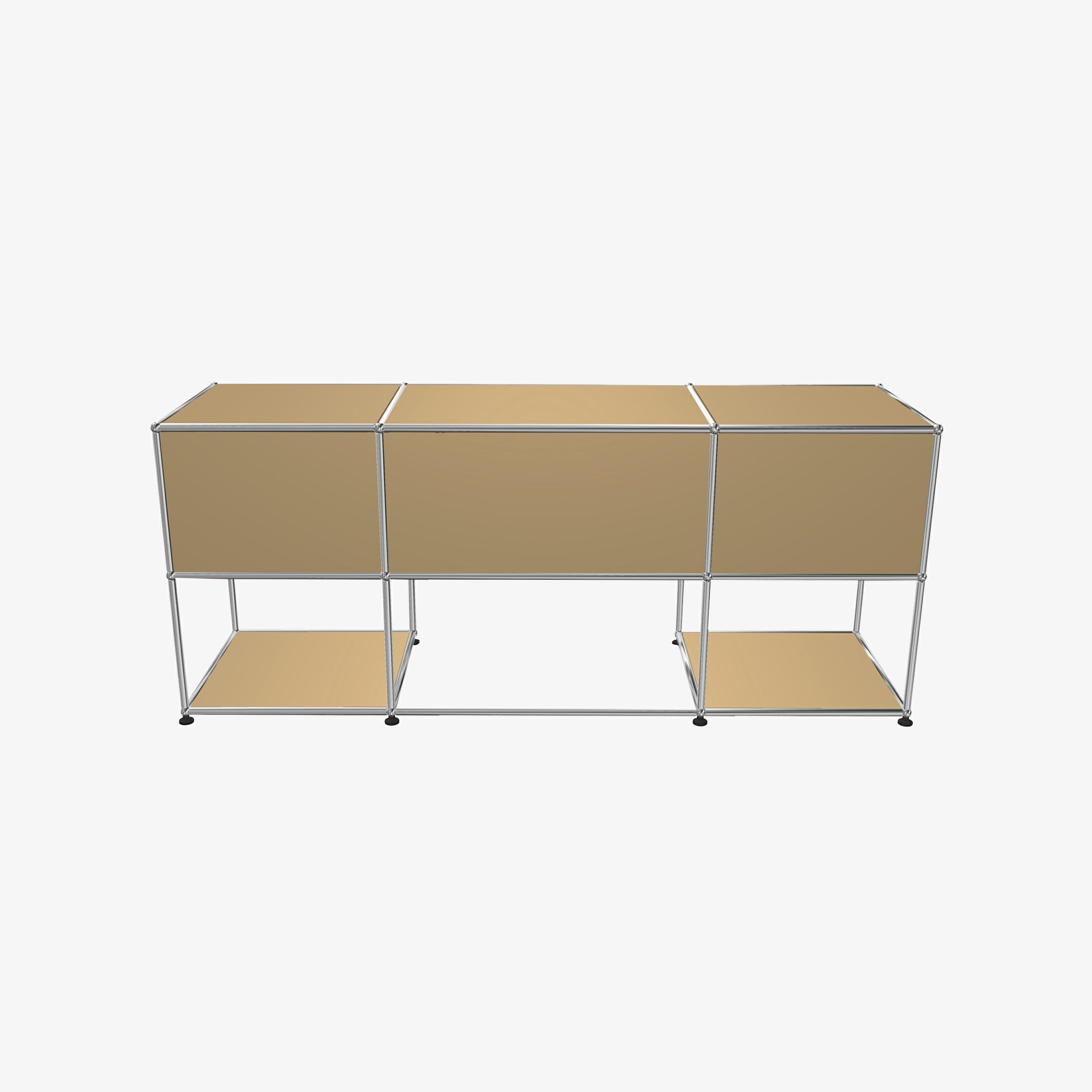 USMハラー（ユーエスエムハラー） / Desk（デスク） / W1773×D523×H740mm / ドロップダウンドア×2 / エクステンションシェルフ×1 / USMベージュ