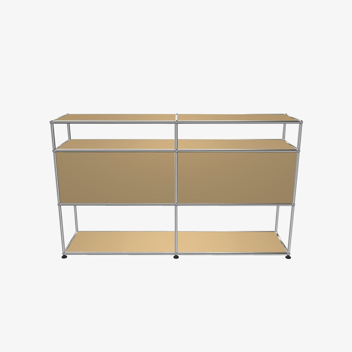 USMハラー（ユーエスエムハラー） / Shelf（シェルフ） / W1523×D373×H915mm / ドロップダウンドア×2 / エクステンションシェルフ×1 / ディバイダ―シェルフ / USMベージュ