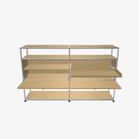 USMハラー（ユーエスエムハラー） / Shelf（シェルフ） / W1523×D373×H915mm / ドロップダウンドア×2 / エクステンションシェルフ×1 / ディバイダ―シェルフ / USMベージュ