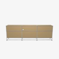 USMハラー（ユーエスエムハラー） / TV Board（テレビボード） / W2273×D373×H740mm / ドロップダウンドア×3 / カーブルカットアウト×1 / USMベージュ
