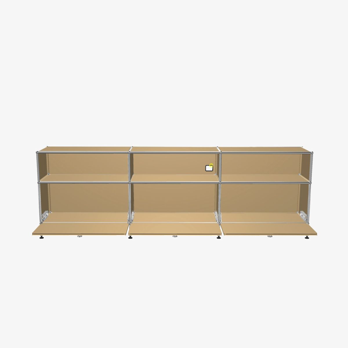 USMハラー（ユーエスエムハラー） / TV Board（テレビボード） / W2273×D373×H740mm / ドロップダウンドア×3 / カーブルカットアウト×1 / USMベージュ