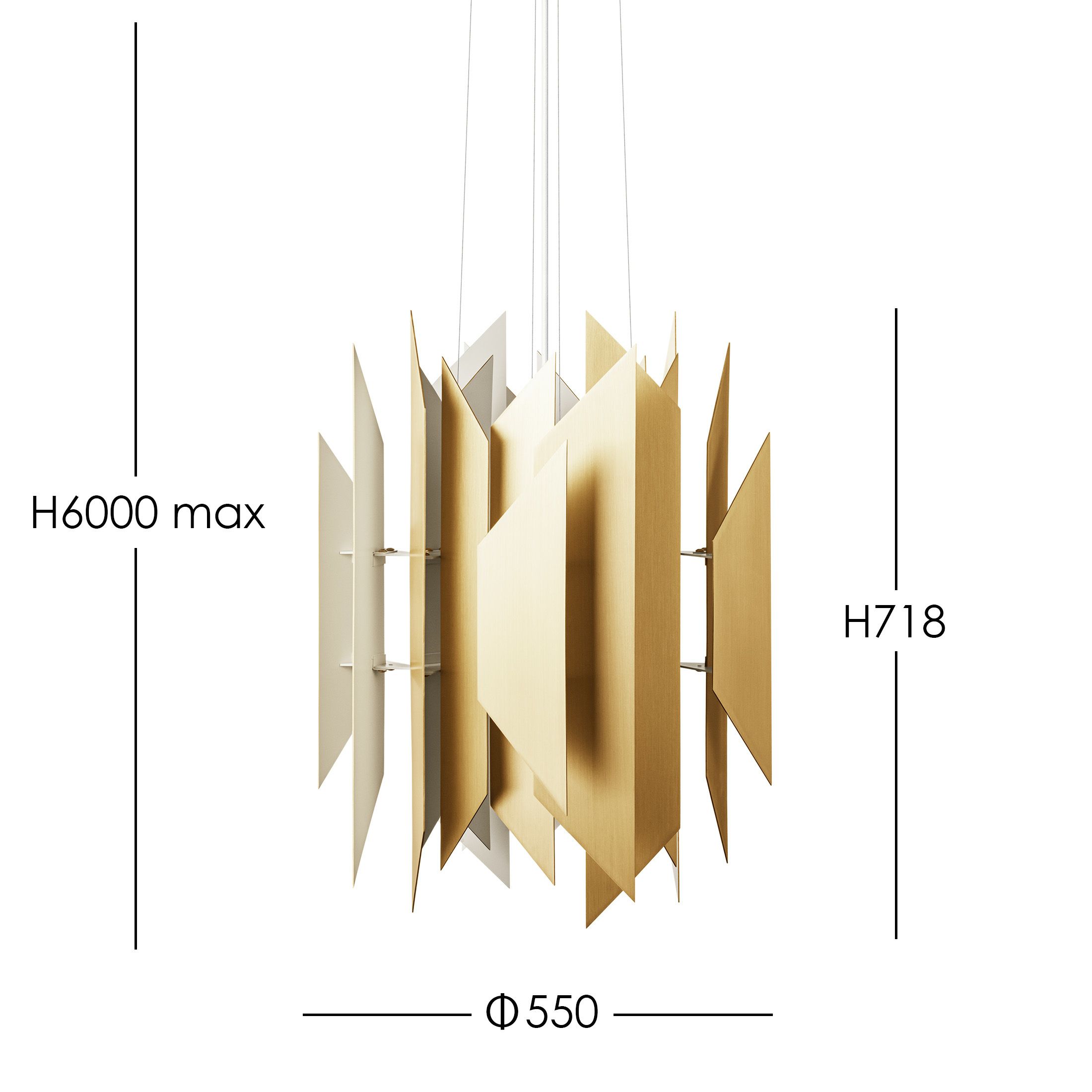LYFA（リーファ） / DIVAN 2 550 BRASS （ディヴァン 2） / Φ550 / ペンダントライト【要電気工事】《LED電球プレゼント》