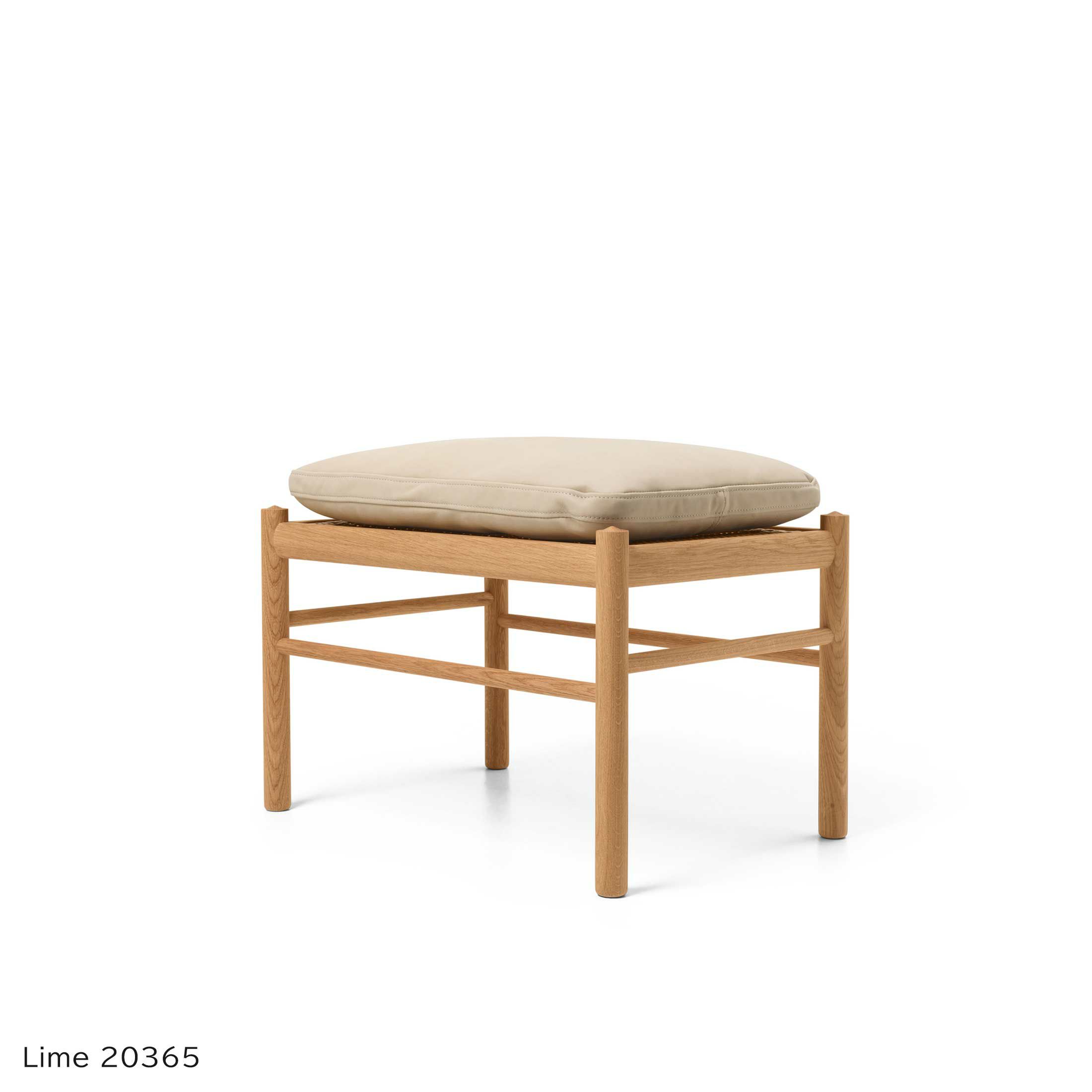 CARL HANSEN & SON （カール・ハンセン＆サン） / OW149F COLONIAL FOOTSTOOL（コロニアルフットスツール） / オーク材・オイル仕上げ / ソーレンセンレザー TERRA
