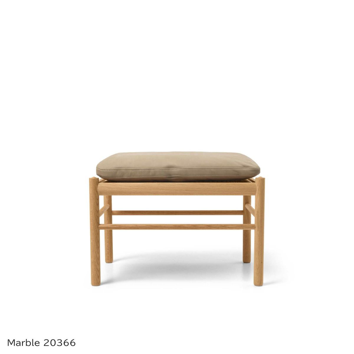 CARL HANSEN & SON （カール・ハンセン＆サン） / OW149F COLONIAL FOOTSTOOL（コロニアルフットスツール） / オーク材・オイル仕上げ / ソーレンセンレザー TERRA