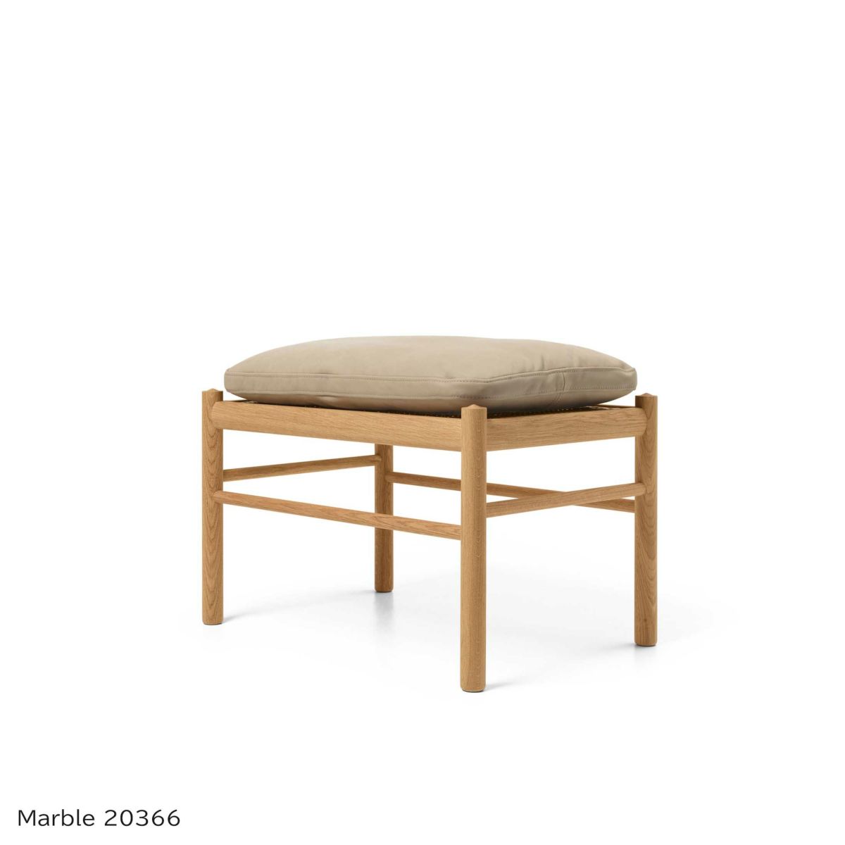 CARL HANSEN & SON （カール・ハンセン＆サン） / OW149F COLONIAL FOOTSTOOL（コロニアルフットスツール） / オーク材・オイル仕上げ / ソーレンセンレザー TERRA