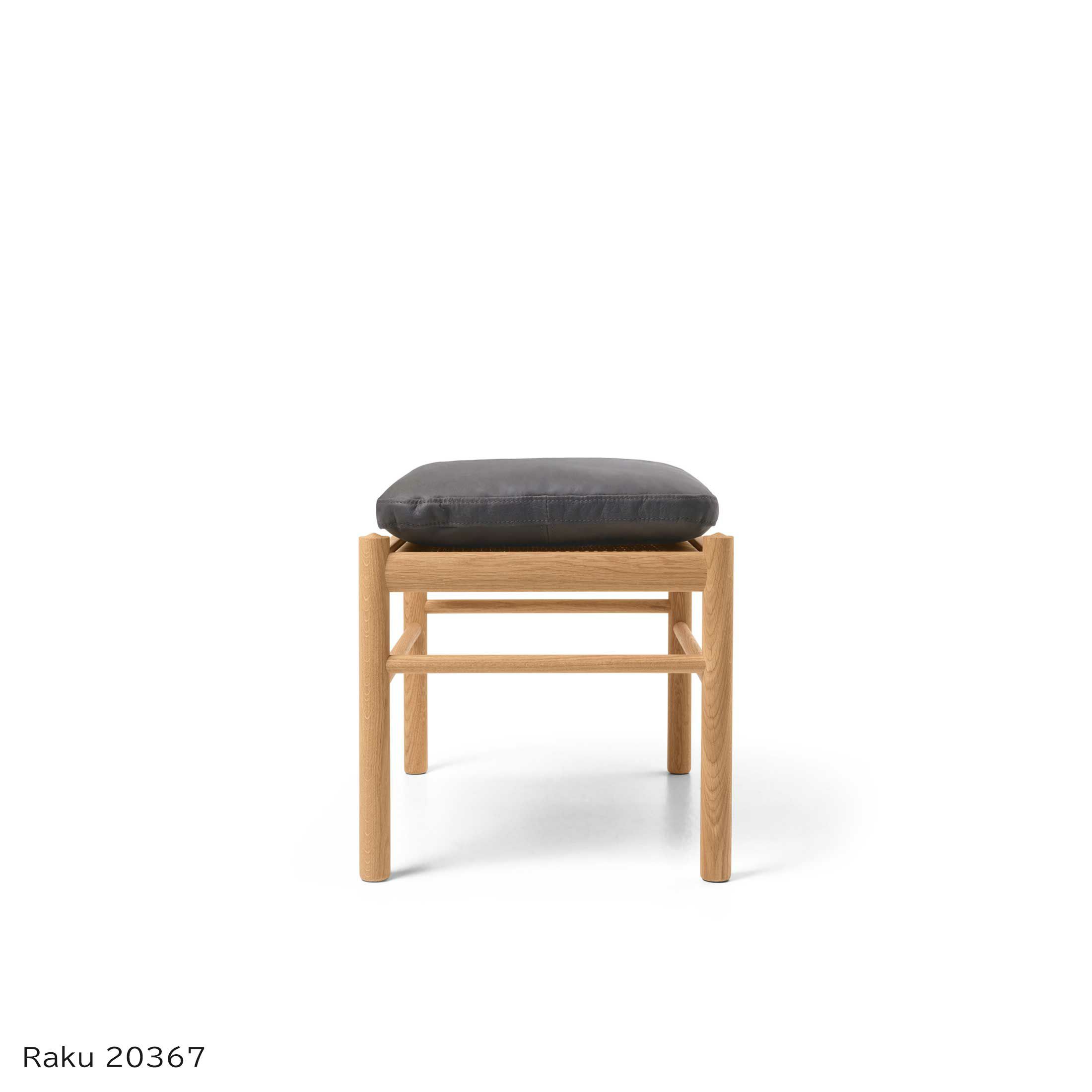 CARL HANSEN & SON （カール・ハンセン＆サン） / OW149F COLONIAL FOOTSTOOL（コロニアルフットスツール） / オーク材・オイル仕上げ / ソーレンセンレザー TERRA