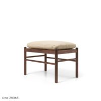 CARL HANSEN & SON （カール・ハンセン＆サン） / OW149F COLONIAL FOOTSTOOL（コロニアルフットスツール） / ウォルナット材・オイル仕上げ / ソーレンセンレザー TERRA