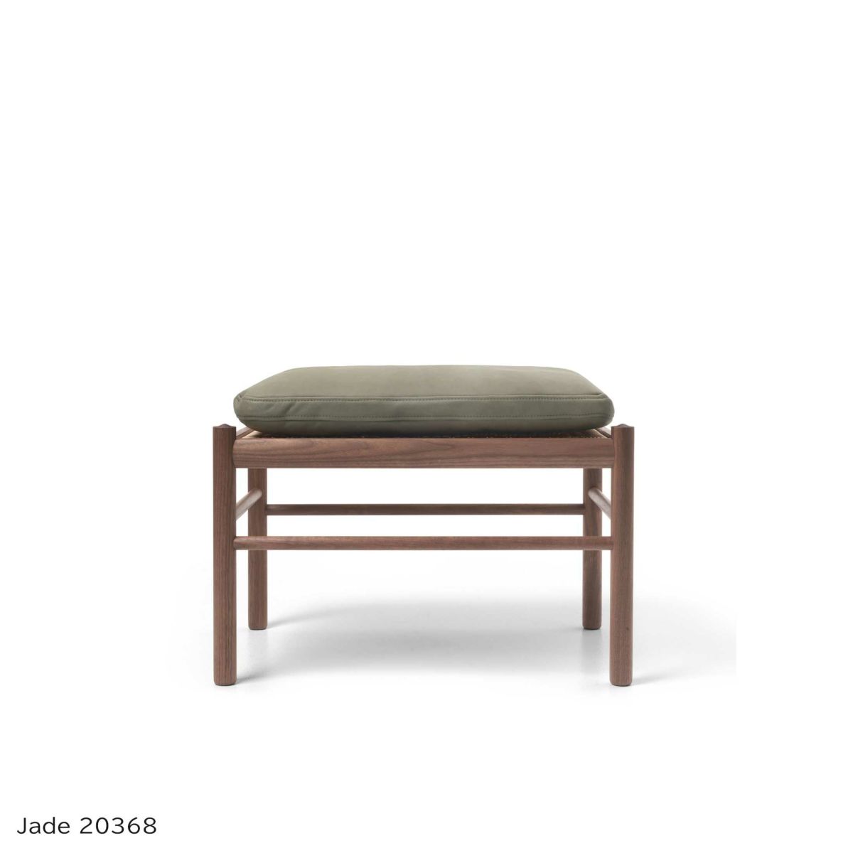 CARL HANSEN & SON （カール・ハンセン＆サン） / OW149F COLONIAL FOOTSTOOL（コロニアルフットスツール） / ウォルナット材・オイル仕上げ / ソーレンセンレザー TERRA