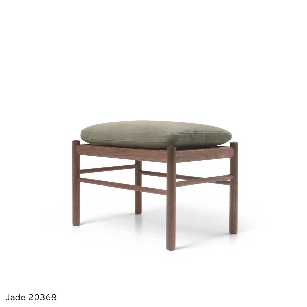 CARL HANSEN & SON （カール・ハンセン＆サン） / OW149F COLONIAL FOOTSTOOL（コロニアルフットスツール） / ウォルナット材・オイル仕上げ / ソーレンセンレザー TERRA