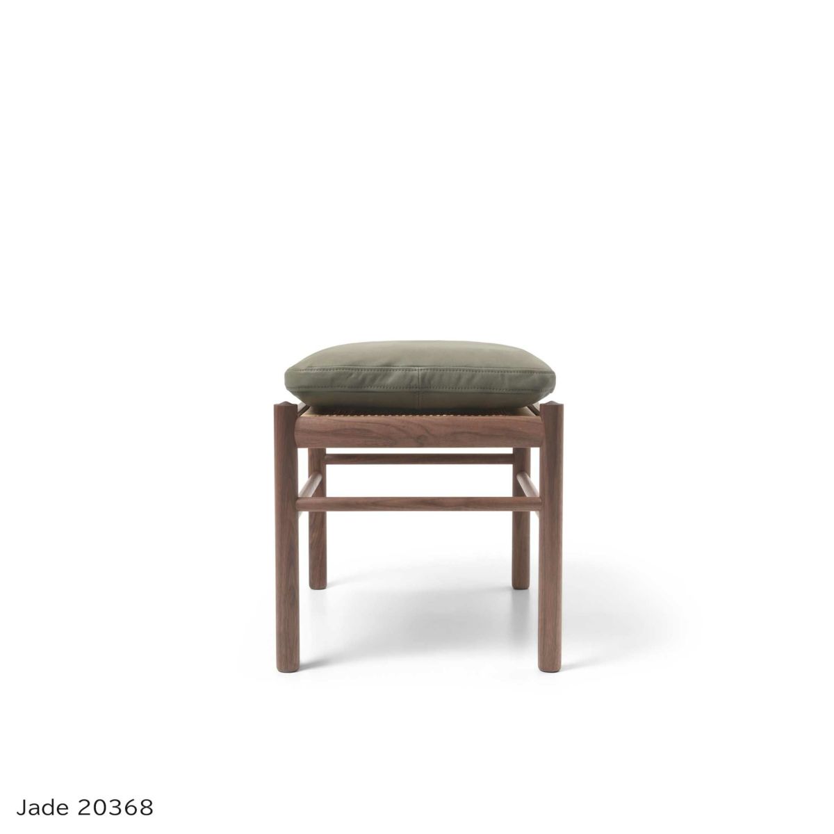 CARL HANSEN & SON （カール・ハンセン＆サン） / OW149F COLONIAL FOOTSTOOL（コロニアルフットスツール） / ウォルナット材・オイル仕上げ / ソーレンセンレザー TERRA