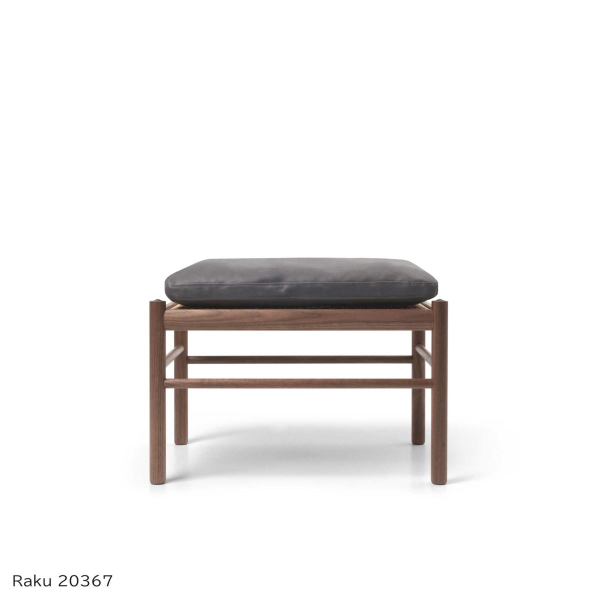 CARL HANSEN & SON （カール・ハンセン＆サン） / OW149F COLONIAL FOOTSTOOL（コロニアルフットスツール） / ウォルナット材・オイル仕上げ / ソーレンセンレザー TERRA