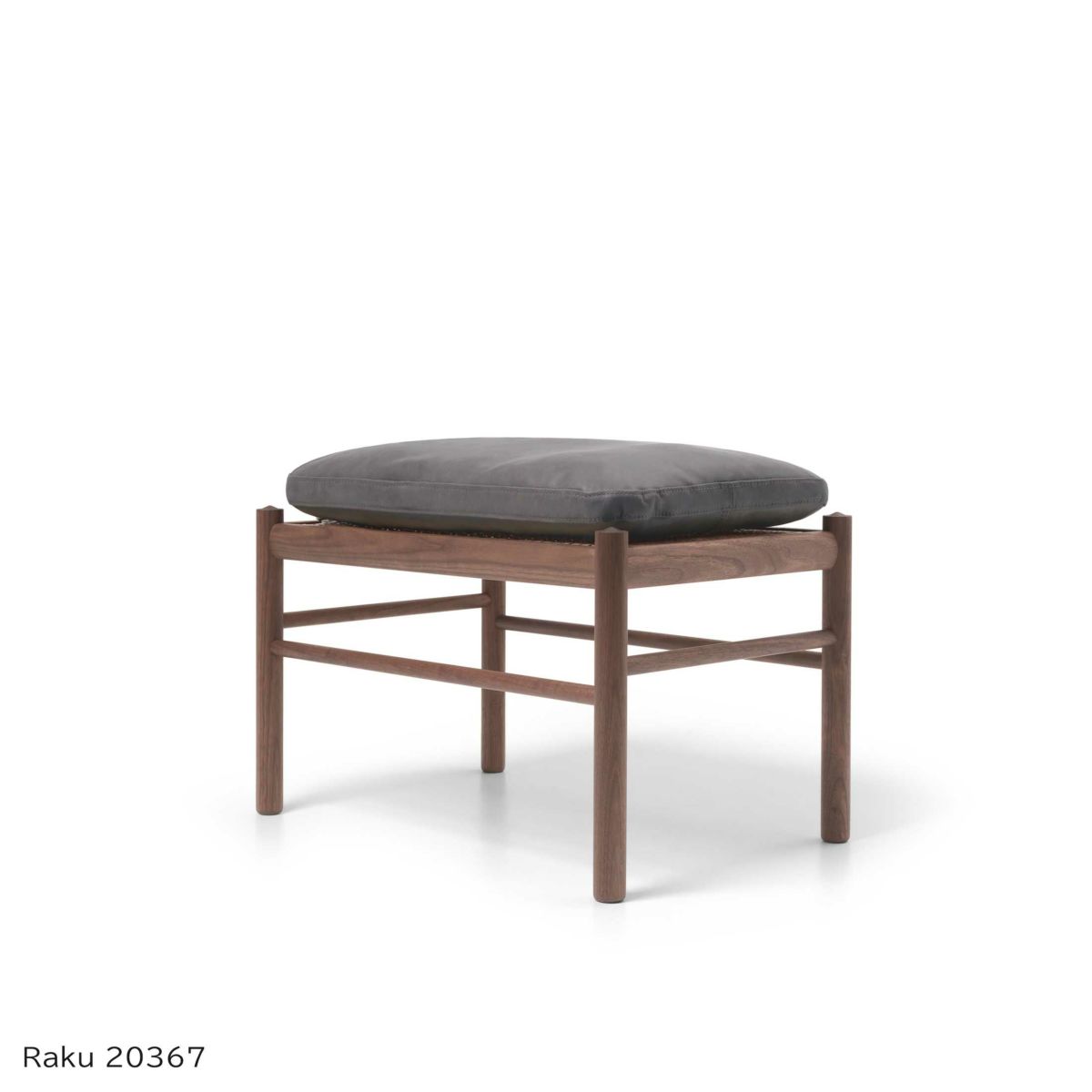 CARL HANSEN & SON （カール・ハンセン＆サン） / OW149F COLONIAL FOOTSTOOL（コロニアルフットスツール） / ウォルナット材・オイル仕上げ / ソーレンセンレザー TERRA