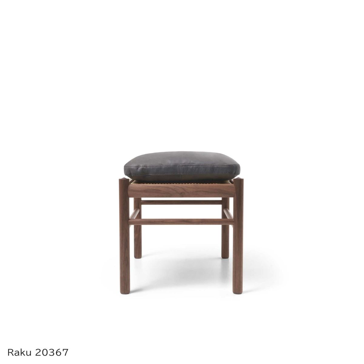 CARL HANSEN & SON （カール・ハンセン＆サン） / OW149F COLONIAL FOOTSTOOL（コロニアルフットスツール） / ウォルナット材・オイル仕上げ / ソーレンセンレザー TERRA