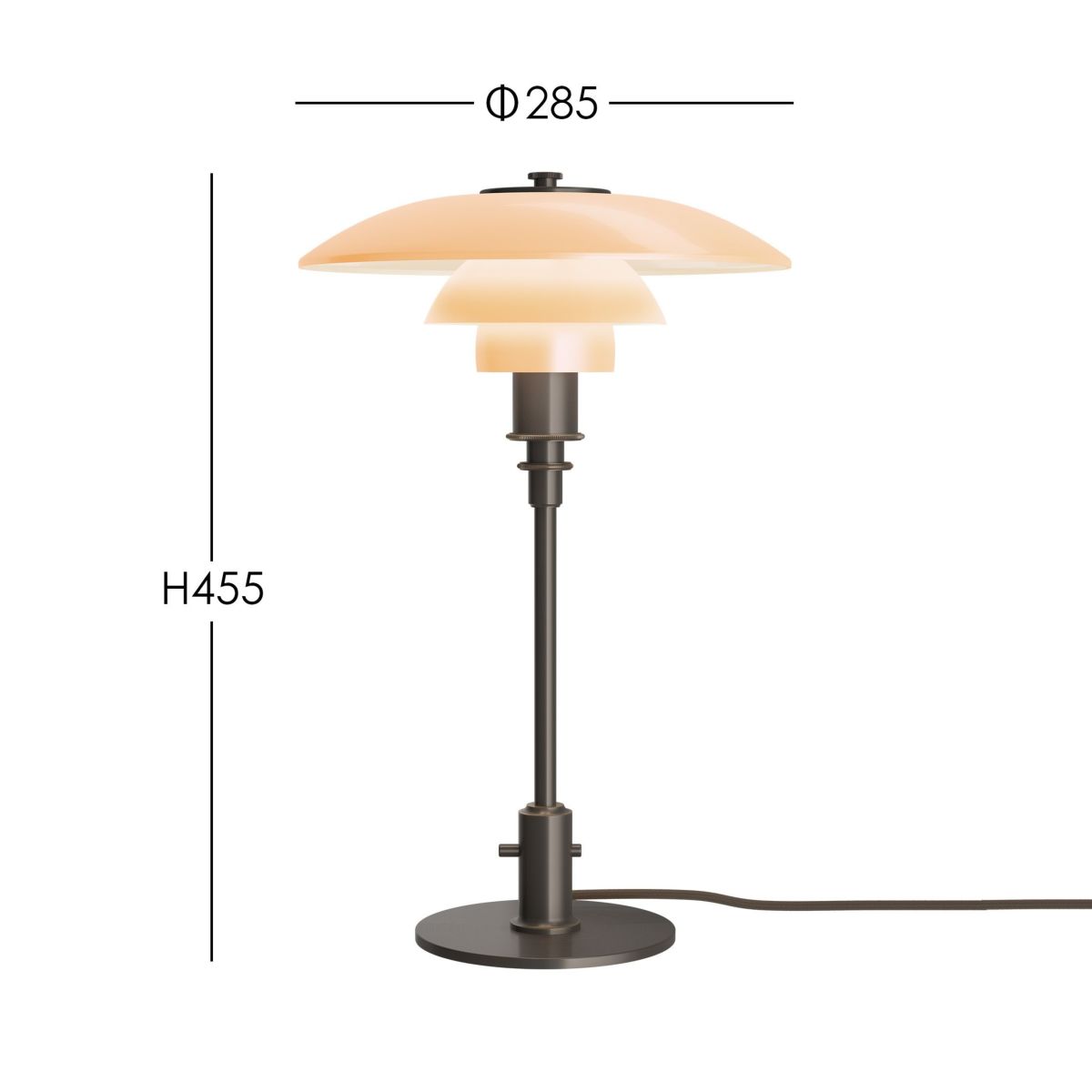 Louis Poulsen（ルイスポールセン） / PH 3/2 Dusty Terracotta Table Lamp（ダスティー・テラコッタ テーブルランプ） / テーブルランプ