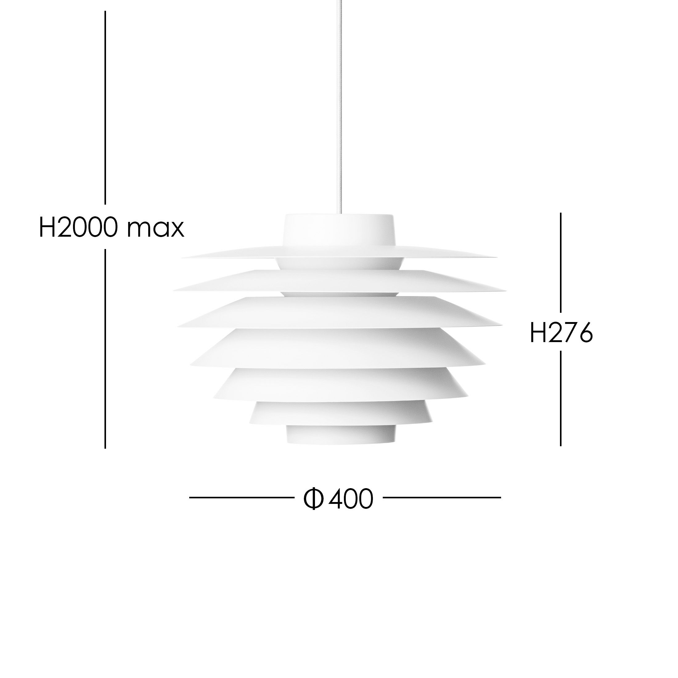 LYFA（リーファ） / VERONA 400 WHITE（ヴェローナ） / Φ400 / ペンダントライト《LED電球プレゼント》
