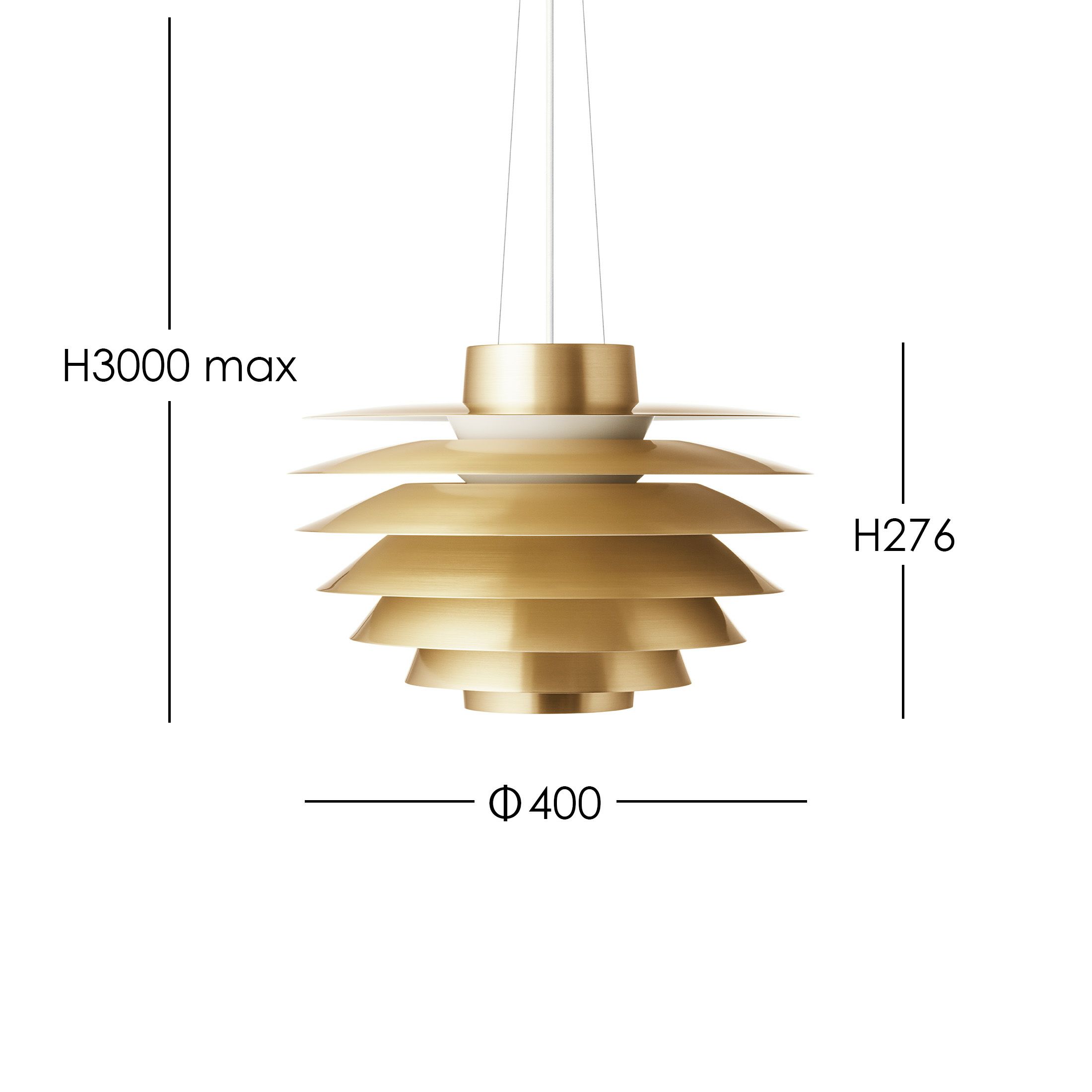 LYFA（リーファ） / VERONA 400 BRASS（ヴェローナ） / Φ400 / ペンダントライト【要電気工事】《LED電球プレゼント》