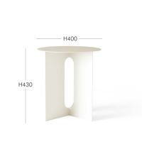 【リビングキャンペーンpt10倍】Audo Copenhagen（オドー・コペンハーゲン） / ANDROGYNE SIDE TABLE（アンドロジーン サイドテーブル）Φ40 / Ivory