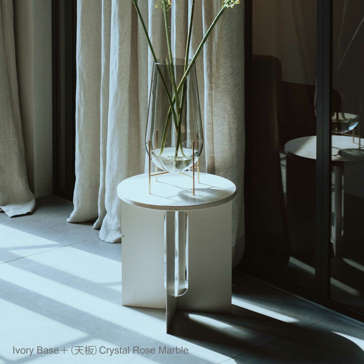 【リビングキャンペーンpt10倍】Audo Copenhagen（オドー・コペンハーゲン） / ANDROGYNE SIDE TABLE（アンドロジーン サイドテーブル）Φ40 / Ivory