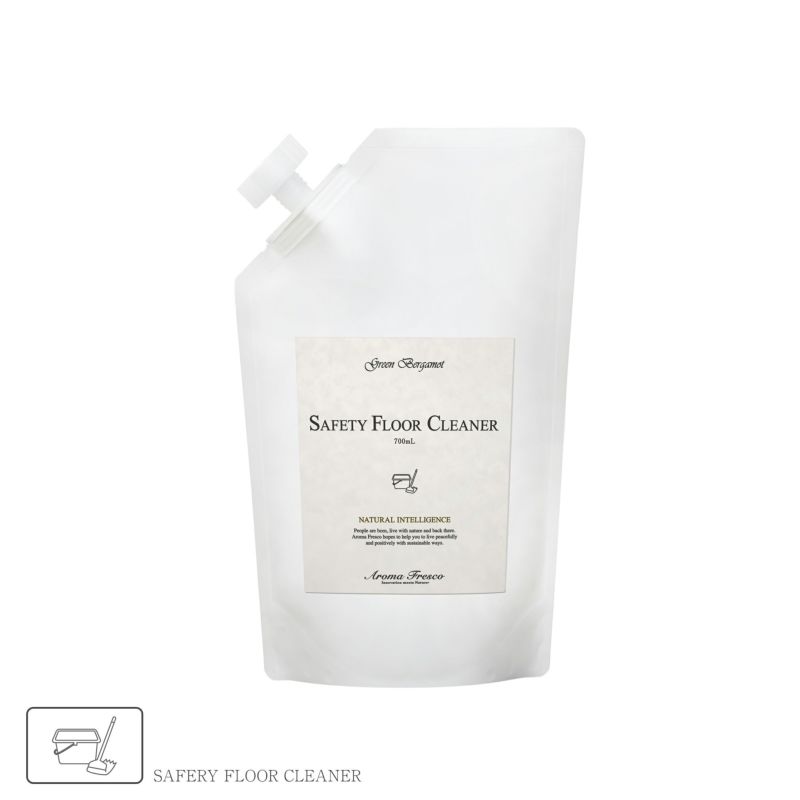 Aroma Fresco（アロマフレスコ） / セーフティフロアークリーナー（フロアー用洗剤）レフィル700ml（詰め替え用）/ グリーン・ベルガモット