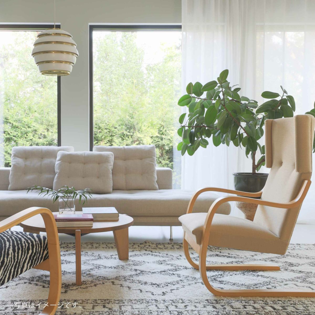 Artek（アルテック） / ARMCHAIR 401（アームチェア401） / バーチ材 / 全3色 / ハニーステイン・ウォルナットステイン・ブラックラッカー / ラウンジチェア