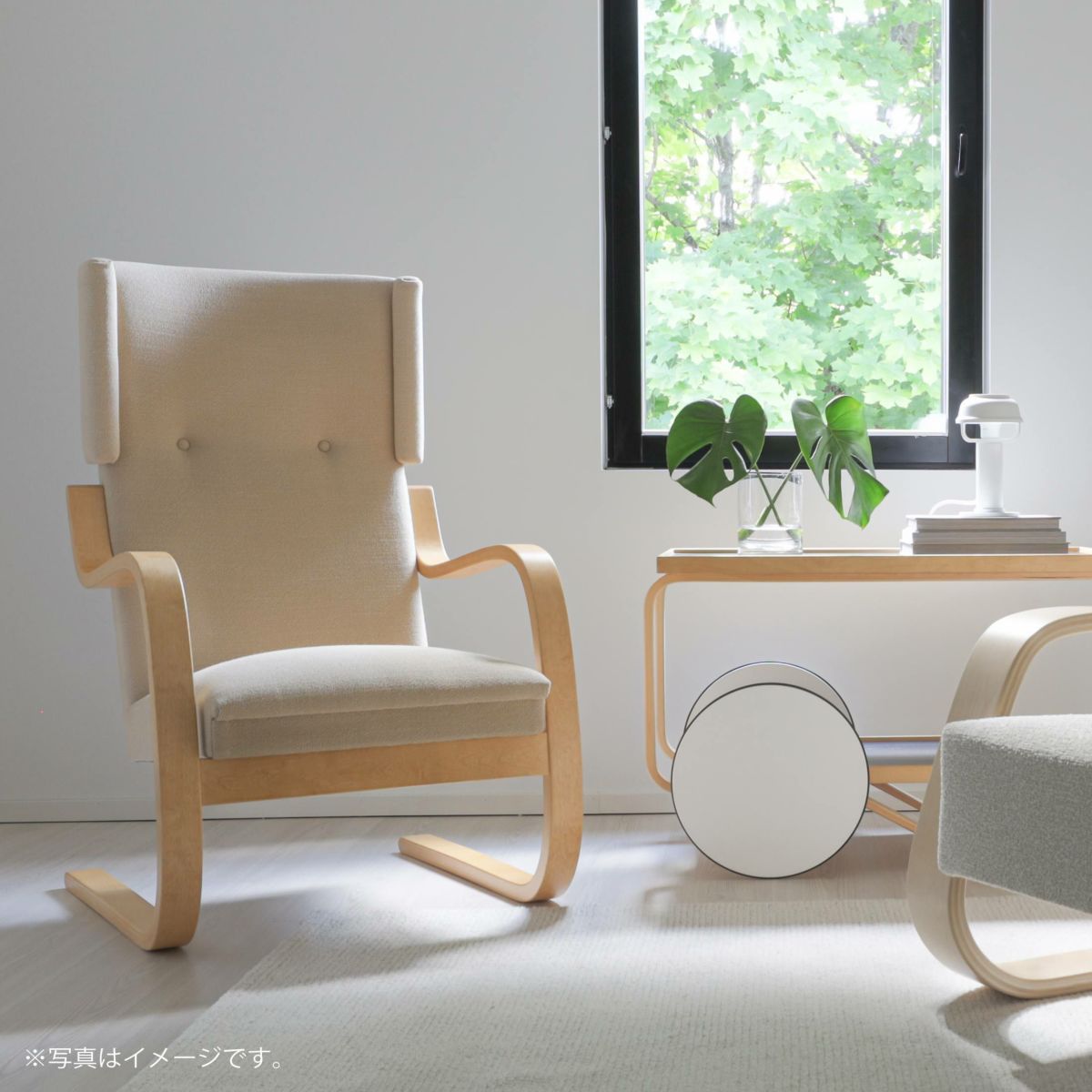 Artek（アルテック） / ARMCHAIR 401（アームチェア401） / バーチ材 / 全3色 / ハニーステイン・ウォルナットステイン・ブラックラッカー / ラウンジチェア