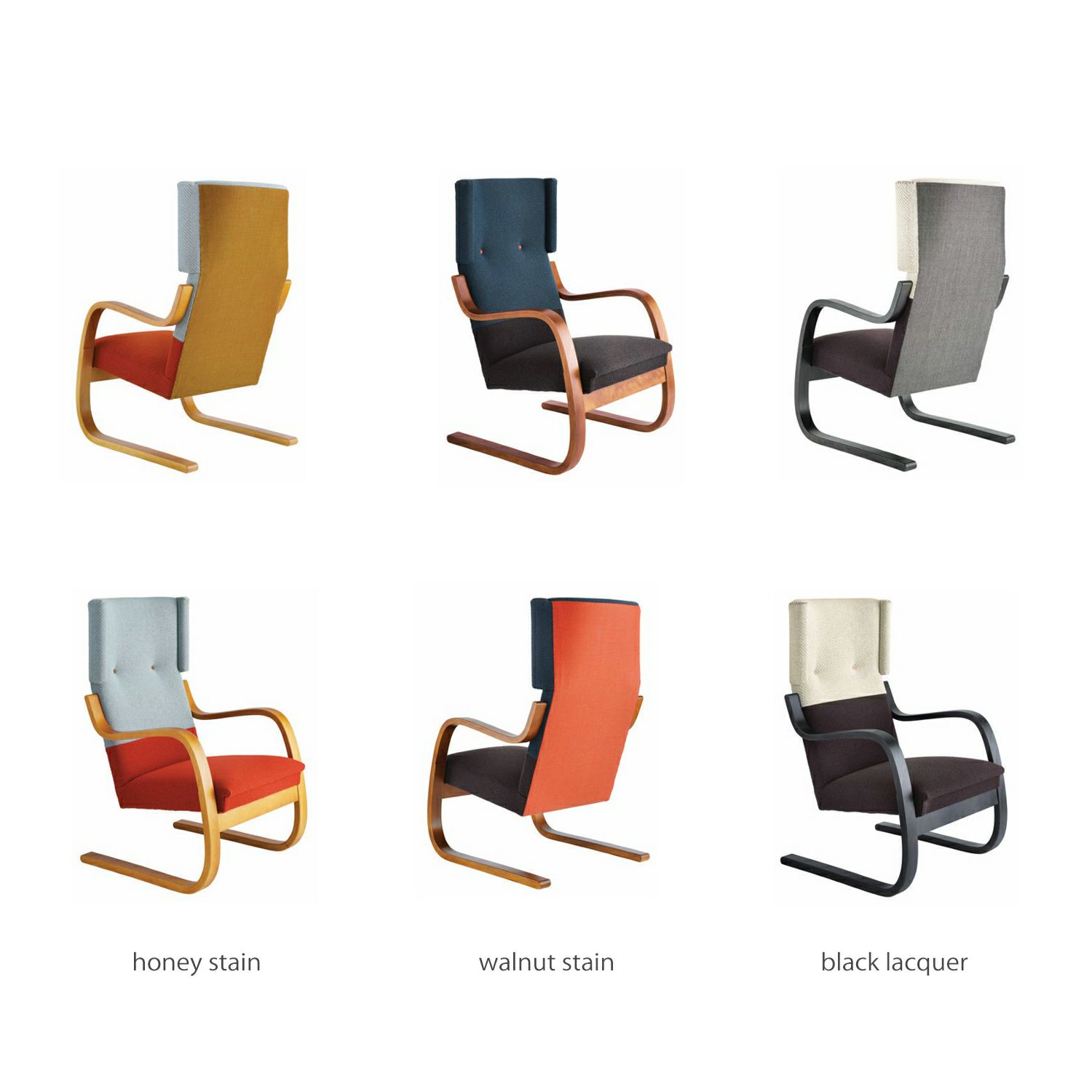 Artek（アルテック） / ARMCHAIR 401（アームチェア401） / バーチ材 / 全3色 / ハニーステイン・ウォルナットステイン・ブラックラッカー / ラウンジチェア