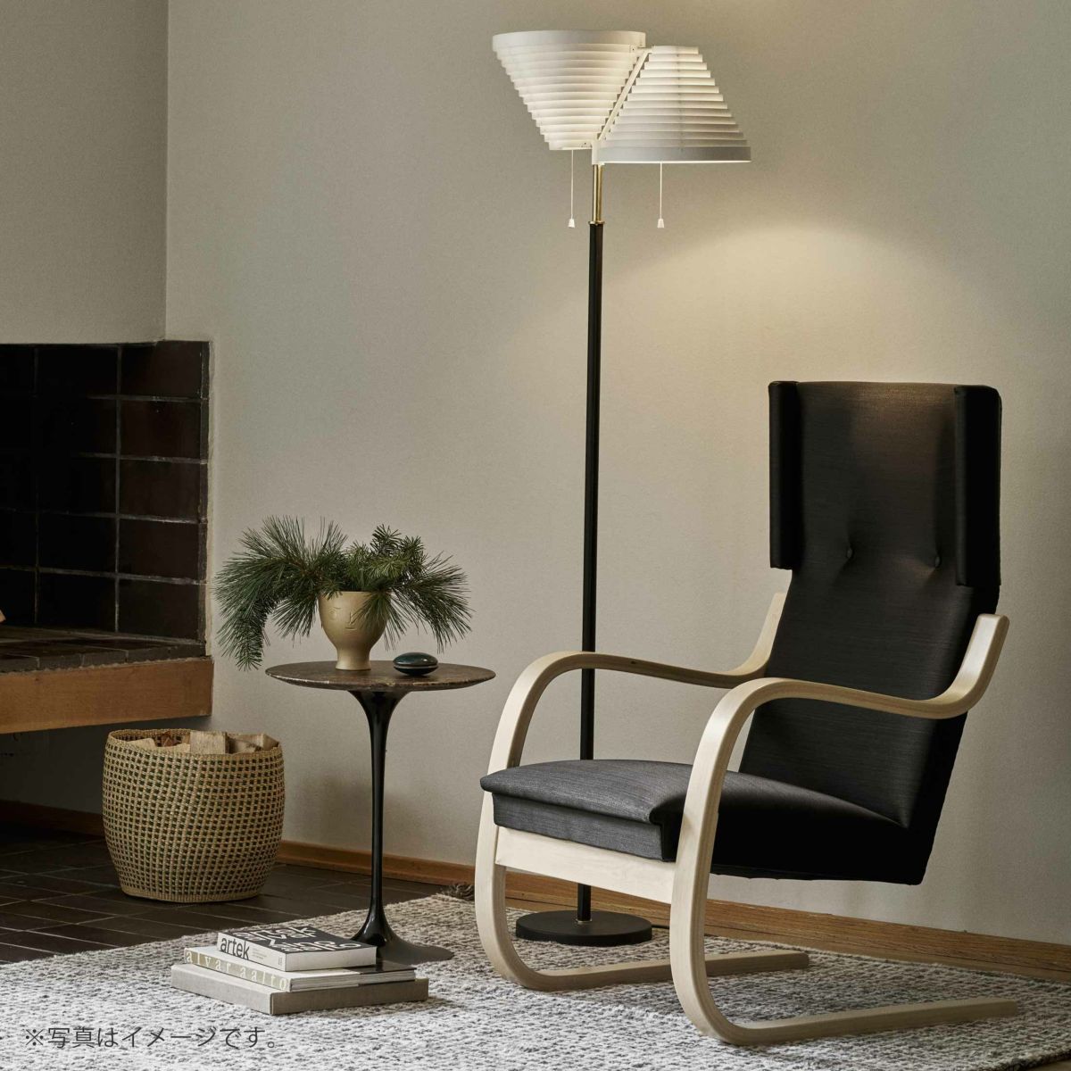 Artek（アルテック） / ARMCHAIR 401（アームチェア401） / バーチ材・ナチュラルラッカー / ラウンジチェア