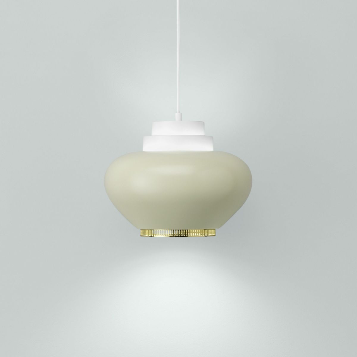 【アウトレット】【数量限定モデル】Artek（アルテック） / A333 Pendant Lamp “Turnip“（ペンダント カブ） / デュオトーン（ホワイト×リネン） / コード全長1500mm / ペンダントライト